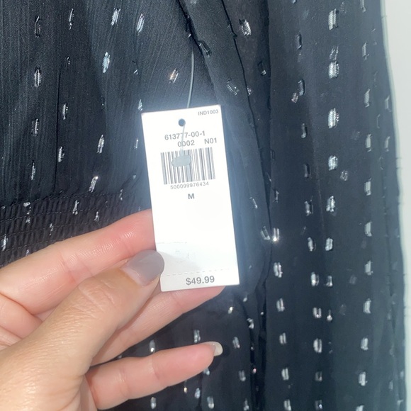 NWT Old Navy Waist Defining Shine Mini Dress - Picture 3 of 7